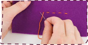 Pull the thread right through and then repeat T IP For an even running - photo 10