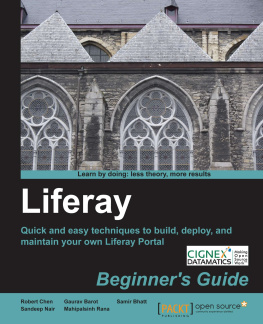 Robert Chen - Liferay Beginners Guide