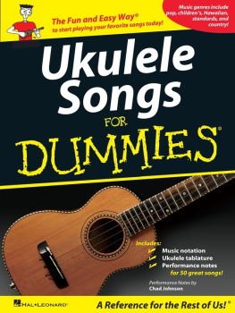 Hal Leonard Corp. - Ukulele Songs for Dummies (Songbook)