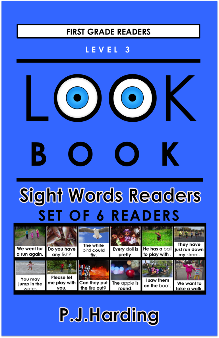 LOOK BOOK Sight Words Readers Level 3 First Grade Readers 6 Reader Set - photo 1