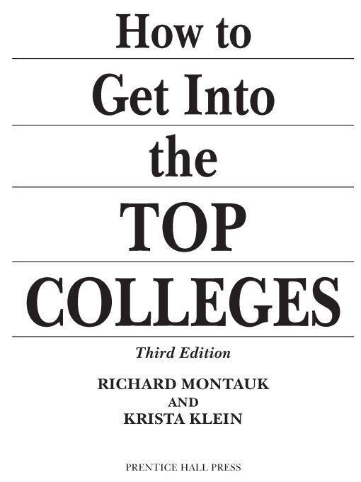 Table of Contents Other books by Richard Montauk HOW TO GET INTO THE TOP - photo 1