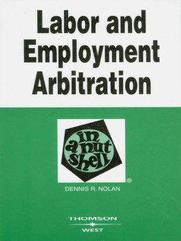 Dennis Nolan - Labor and Employment Arbitration