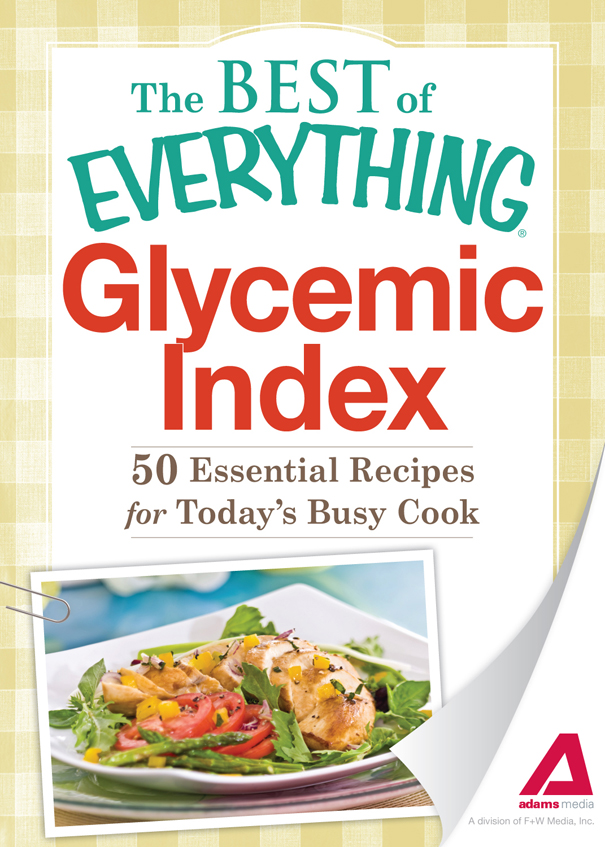 Glycemic Index 50 Essential Recipes for Todays Busy Cook - image 1