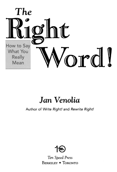 Copyright 2003 by Janet G Venolia All rights reserved No part of this book - photo 2