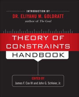 James F. Cox III and John G. Schleier - Theory of Constraints Handbook
