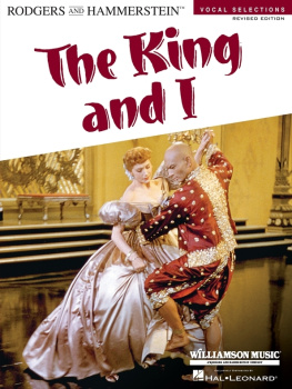 Richard Rodgers - The King and I Edition (Songbook)