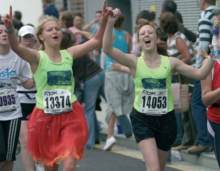 The elation of crossing the line Unfortunately you cant turn up at the start - photo 4