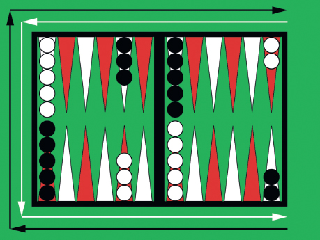 You now move your checkers according to the numbers thrown For instance if - photo 12