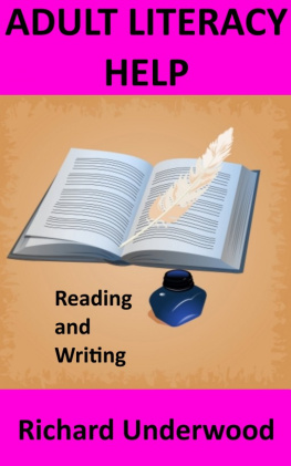 Richard Underwood - Adult Literacy Help Reading and Writing