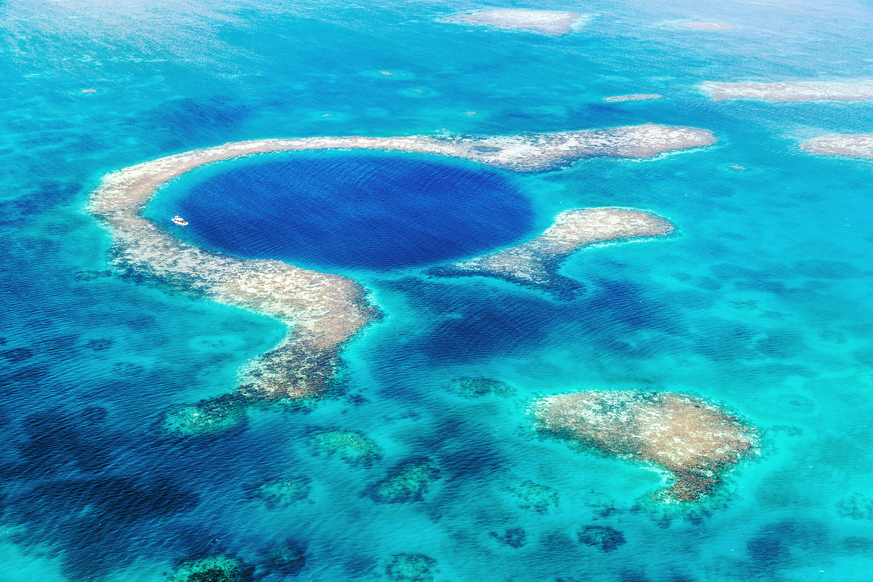 MATTEO COLOMBOGETTY IMAGES Seen from above the 400ft depth of the Blue - photo 10