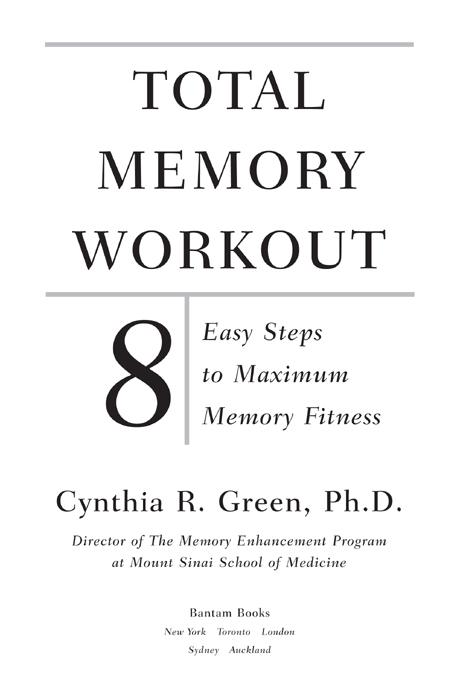 TOTAL MEMORY WORKOUT PUBLISHING HISTORY Bantam hardcover September 1999 - photo 2