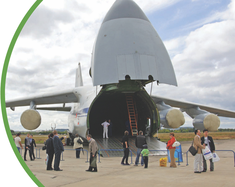 The An-225 and other cargo planes also carry supplies to areas hit by - photo 8