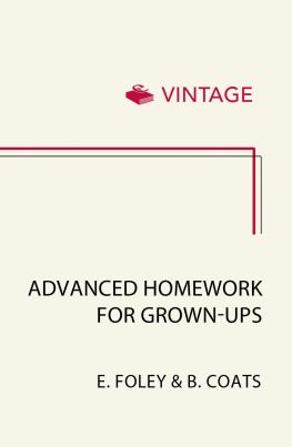 Beth Coates Advanced Homework for Grown-ups