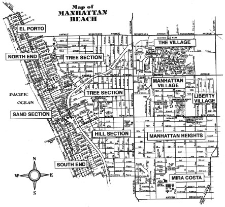 The neighborhoods of Manhattan Beach are seen here Note the Manhattan Beach - photo 3