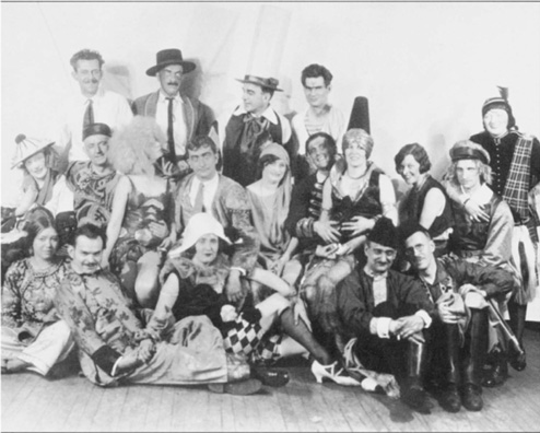 Partygoers dressed for a Greenwich Village artists ball Photo by Jessie Tarbox - photo 2