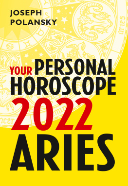 Joseph Polansky - Aries 2022: Your Personal Horoscope