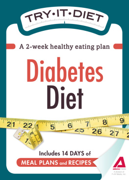 Adams Media - Try-It Diet: Diabetes Diet: A Two-Week Healthy Eating Plan