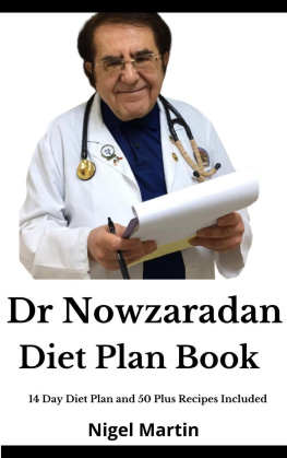 Nigel Martin - Dr Nowzardan Diet Plan Book: 14 Days Diet Plan 50+ Recpies Included