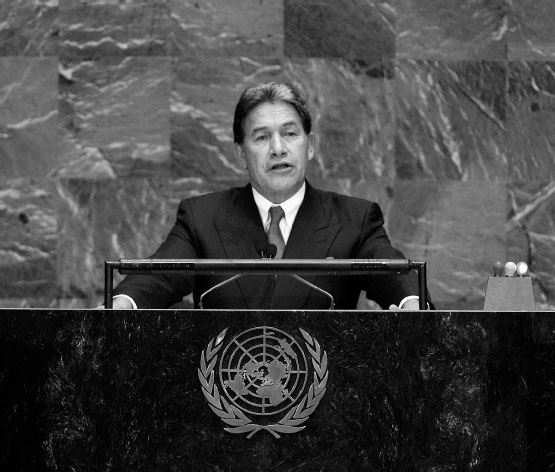 Winston Peters as the Minister of Foreign Affairs addresses the United - photo 4