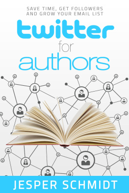 Jesper Schmidt Twitter for Authors