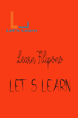 Lets Learn - Lets Learn--Learn Filipino