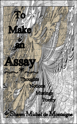 Shawn Michel de Montaigne - To Make an Assay