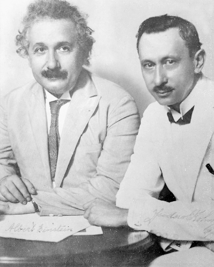 Albert Einstein and Isidoro Kohn his host during a visit to Rio de Janeiro in - photo 1