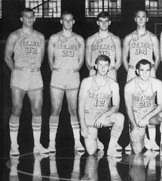 THE CITADEL BASKETBALL SQUAD 1966-1967 FRONT ROW John DeBrosse Pat - photo 4