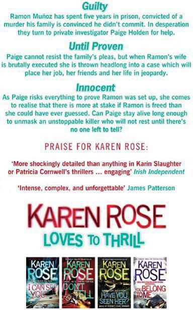 Karen Rose was born in Maryland and was introduced to suspense and horror at - photo 1