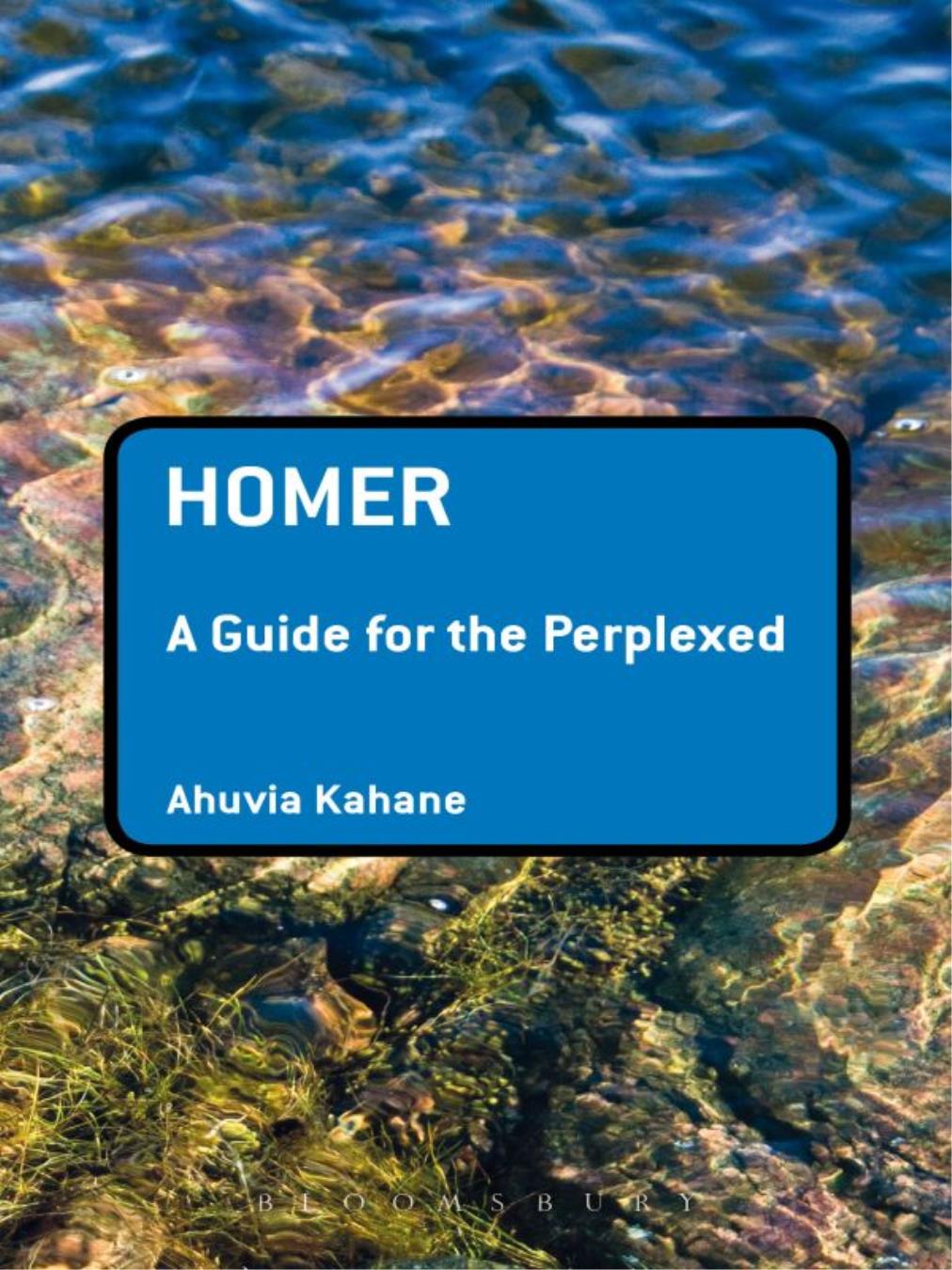 Homer A GUIDE FOR THE PERPLEXED Homer AHUVIA KAHANE Bloomsbury Academic - photo 1