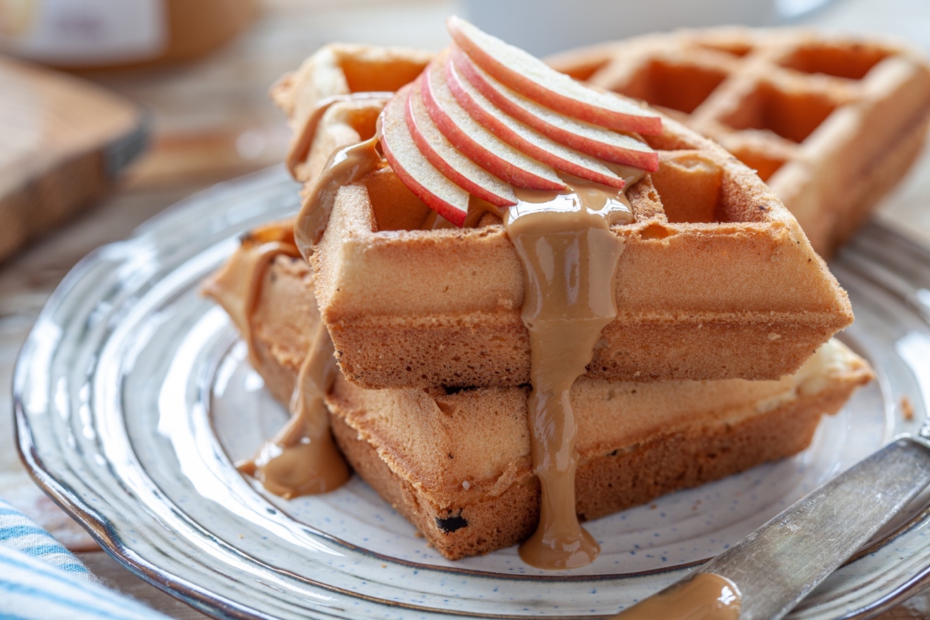 These waffles taste like apple pie Theyre made with cinnamon sugar and - photo 9