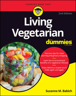 Babich Suzanne M. - Living Vegetarian for Dummies