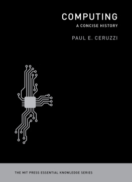 Paul E. Ceruzzi Computing