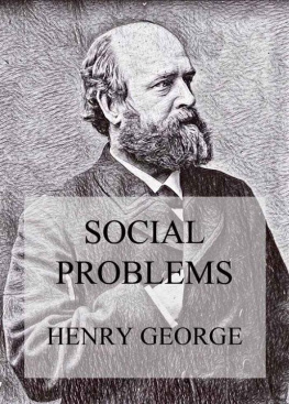 Henry George Social Problems