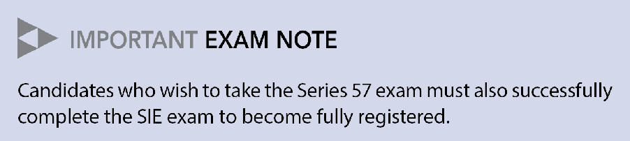 Taking the Series 57 Exam The Series 57 exam is presented in multiple-choice - photo 3