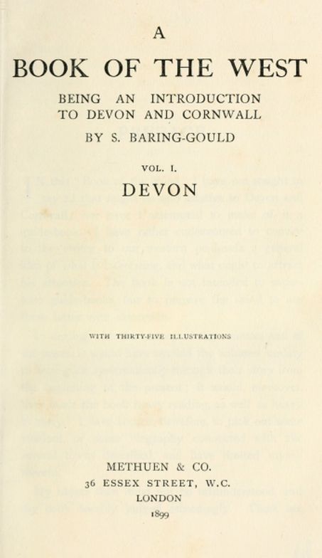 A BOOK OF THE WEST VOL I DEVON BY THE SAME AUTHOR LIFE OF NAPOLEON - photo 1