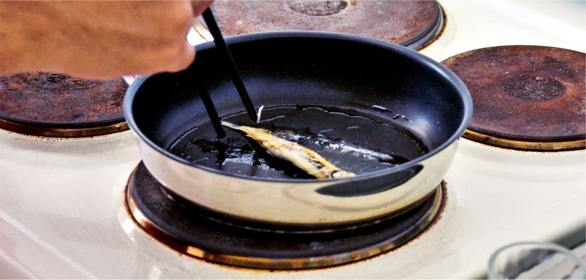 Cook the rice in a pot of water While the rice is cooking thaw the shishamo - photo 9