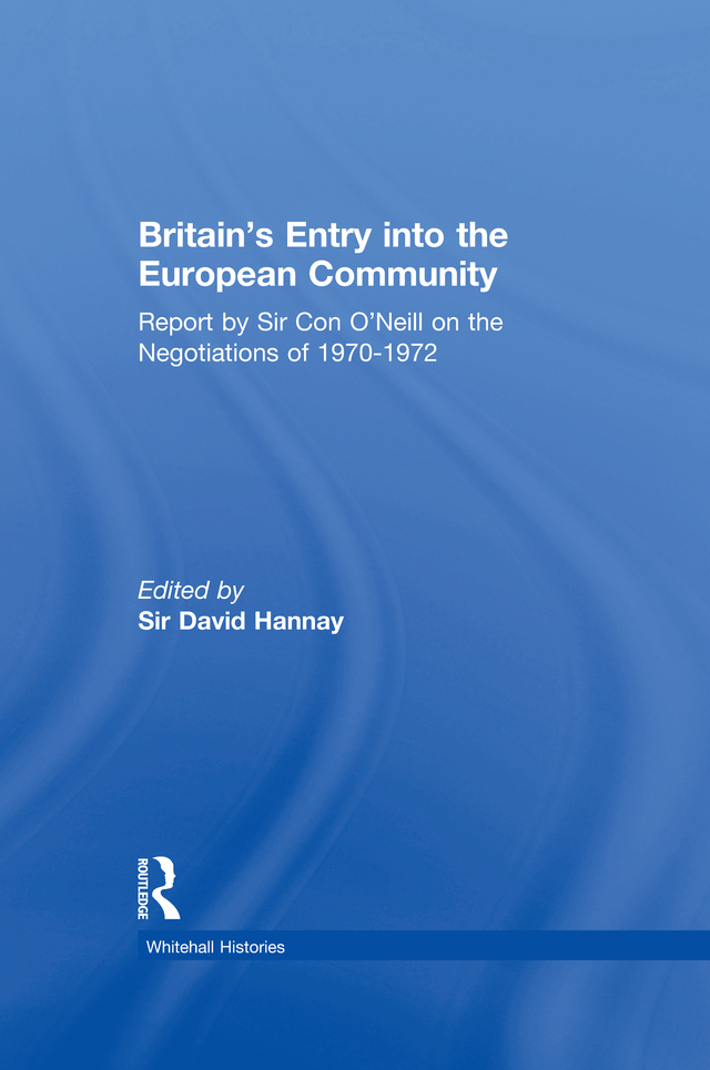 BRITAINS ENTRY INTO THE EUROPEAN COMMUNITY Foreign and Commonwealth Office - photo 1