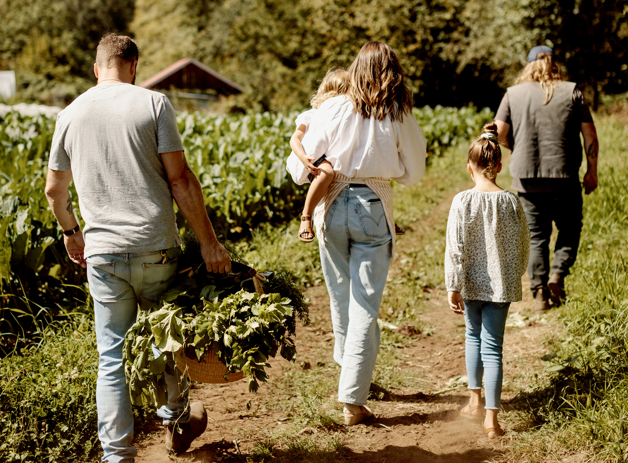 j-c and family at glorious organics farm brit gill photographer CONTENTS - photo 6