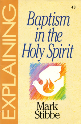 Mark Stibbe Explaining Baptism in the Holy Spirit