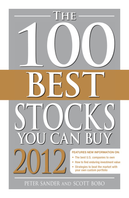 Peter Sander - The 100 Best Stocks You Can Buy 2012