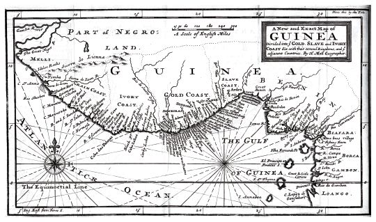 A New and Exact Map of Guinea Divided into the Gold Slave and Ivory Coast - photo 7