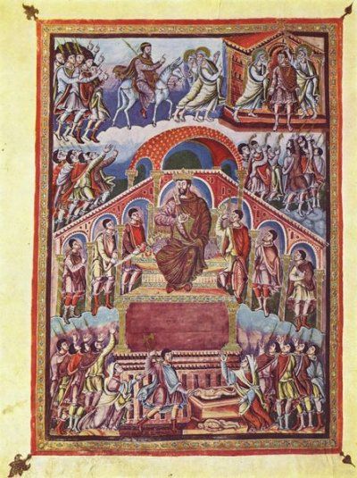 Medieval depiction of King Solomon King Solomon So Zadok the priest and - photo 3