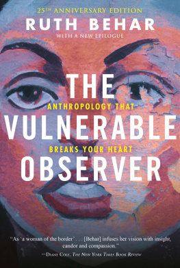 Ruth Behar - The Vulnerable Observer