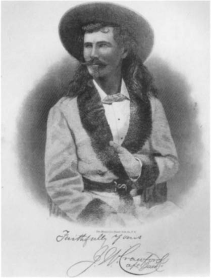 Photograph of Captain Jack Crawford appearing in his first book of poetry The - photo 1