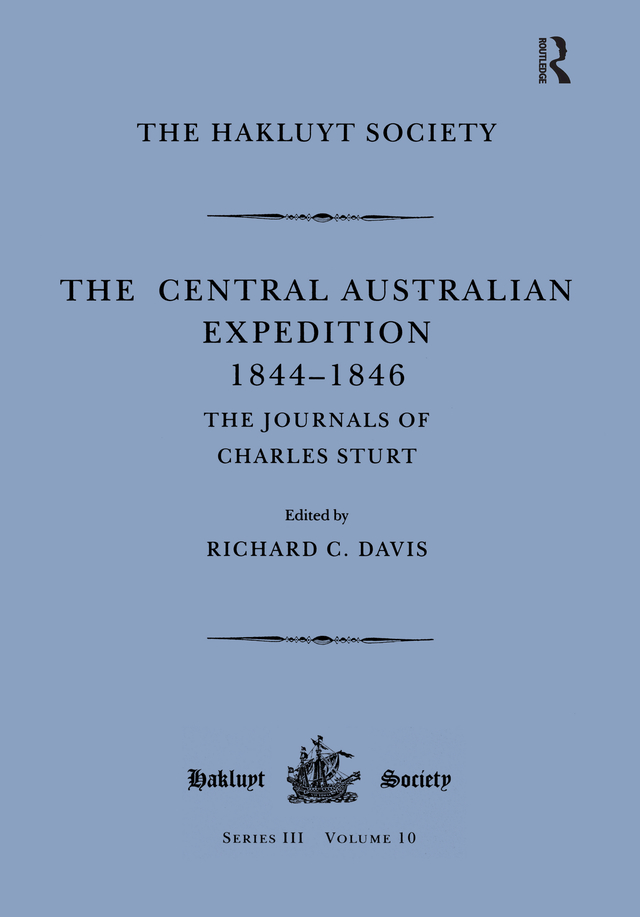WORKS ISSUED BY THE HAKLUYT SOCIETY THE CENTRAL AUSTRALIAN EXPEDITION 1844-1846 - photo 1