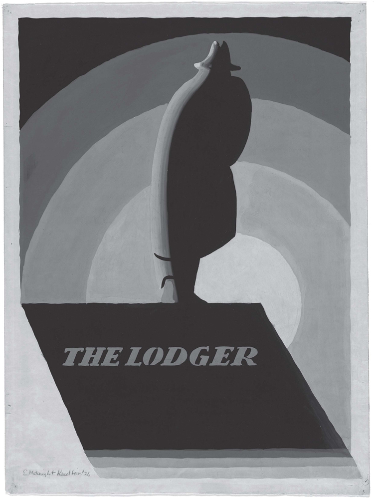 Edward McKnight Kauffer 18901954 Poster design for The Lodger 1926 Tempera - photo 1