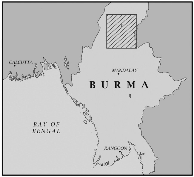 The area in Northern Burma where the Chindits 111 Brigade operated behind enemy - photo 2