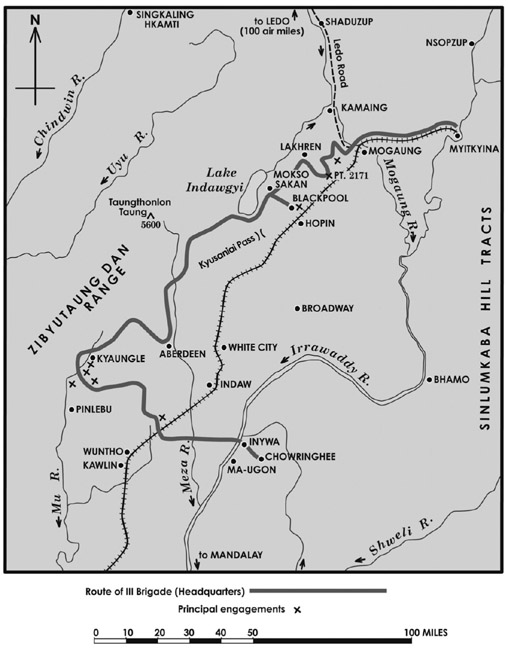 The route 111 Brigade marched through enemy-occupied Burma and the main points - photo 3