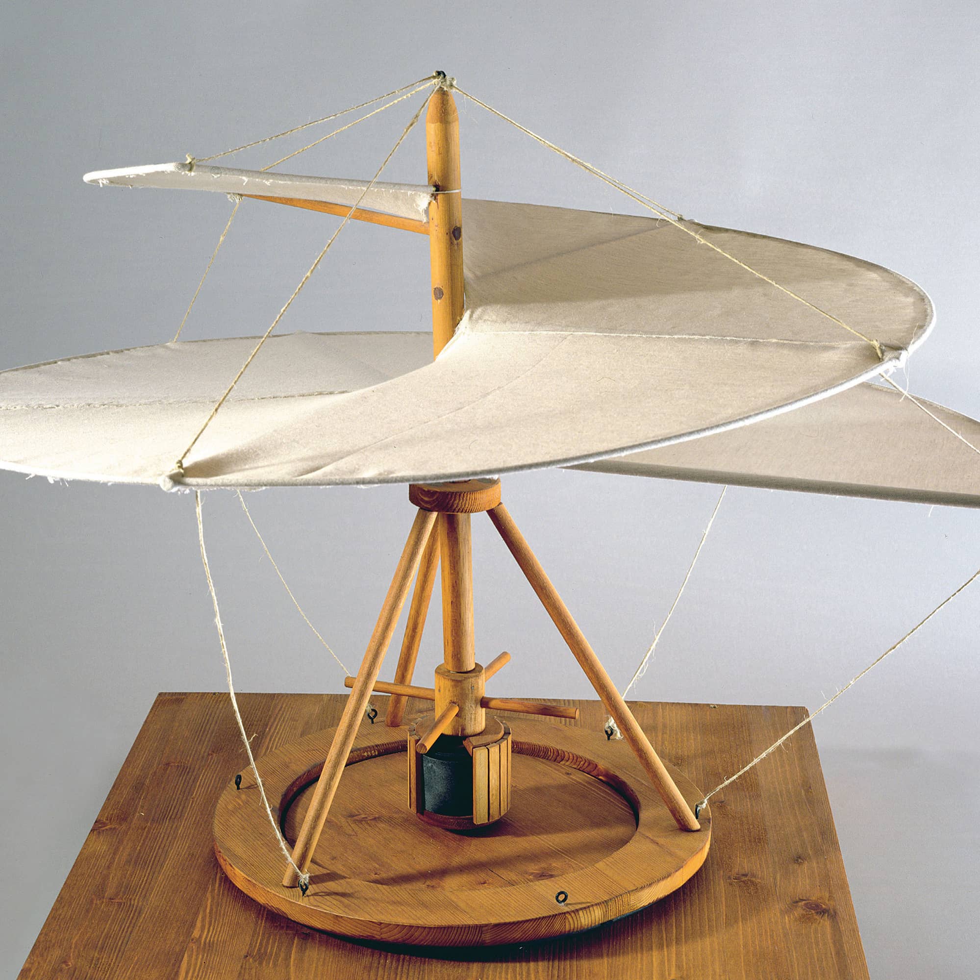 This is a model of Leonardos design for what he called an aerial screw - photo 3